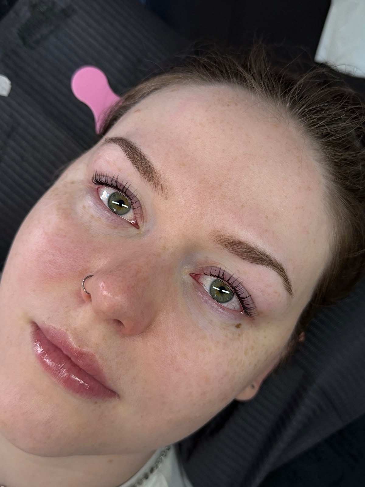 Classic Wimpernverlängerung mit grünen Augen